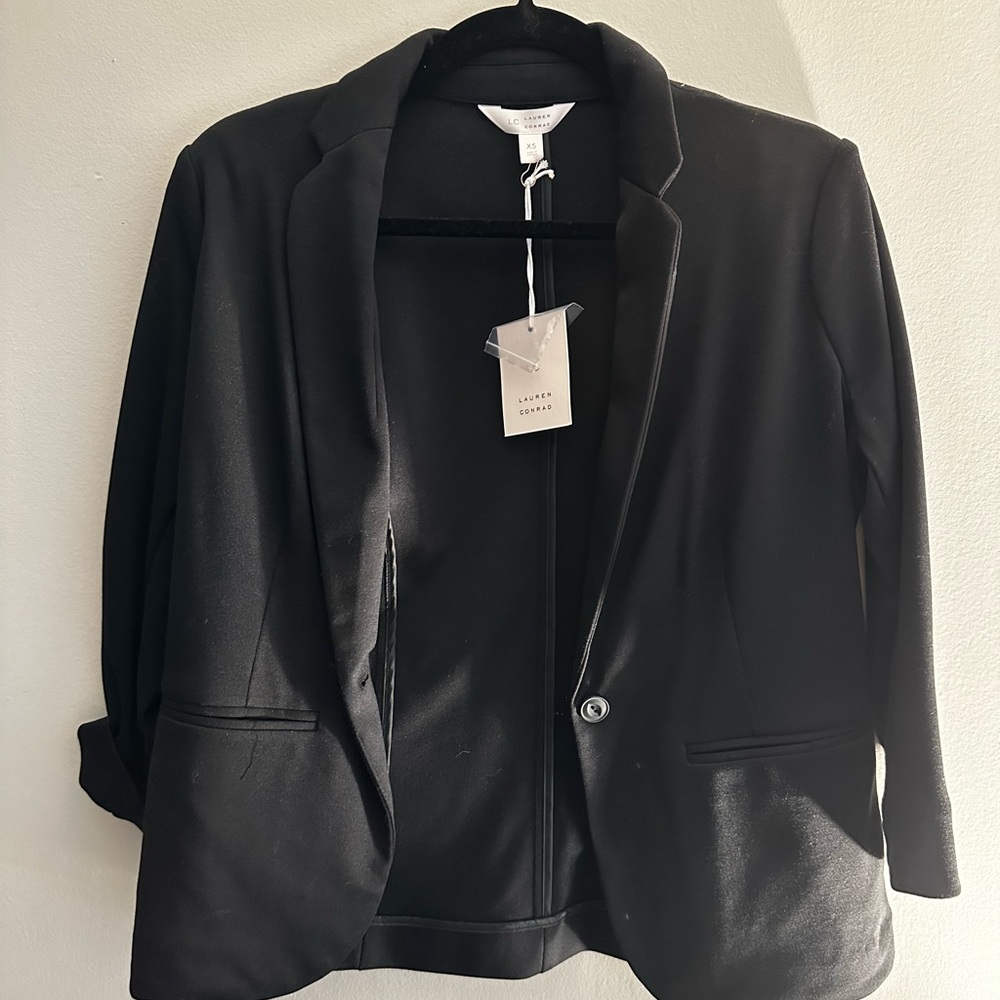 Lauren Conrad black ¾ sleeve blazer, Women’s size XS